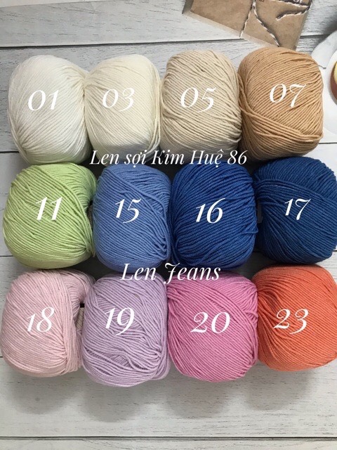 Len Jeans YarnArt cuộn 50g