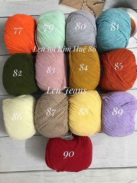 Len Jeans YarnArt cuộn 50g