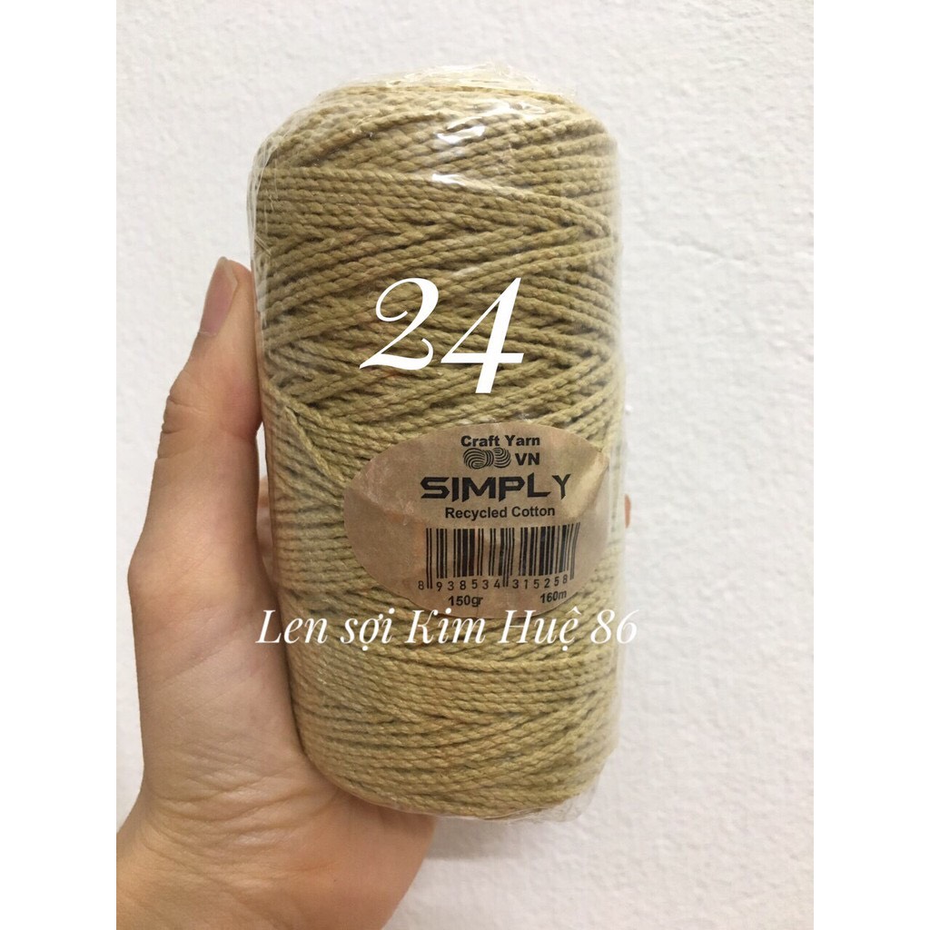 Sợi Simply cotton 150gr