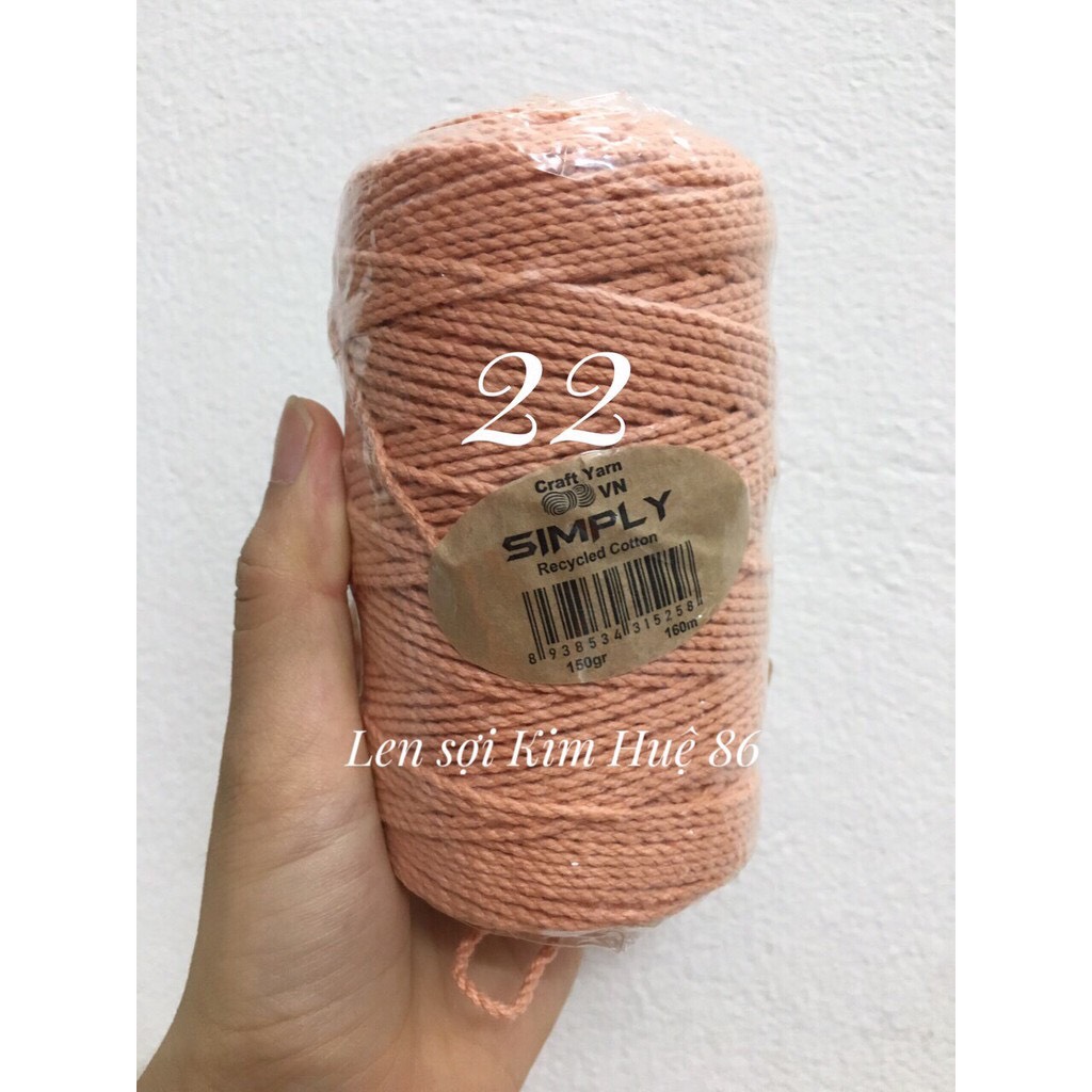 Sợi Simply cotton 150gr