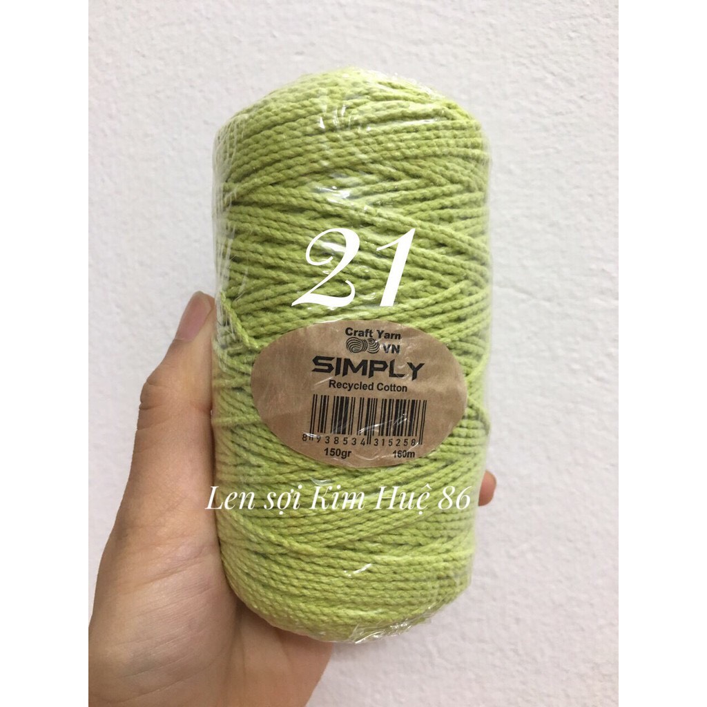Sợi Simply cotton 150gr