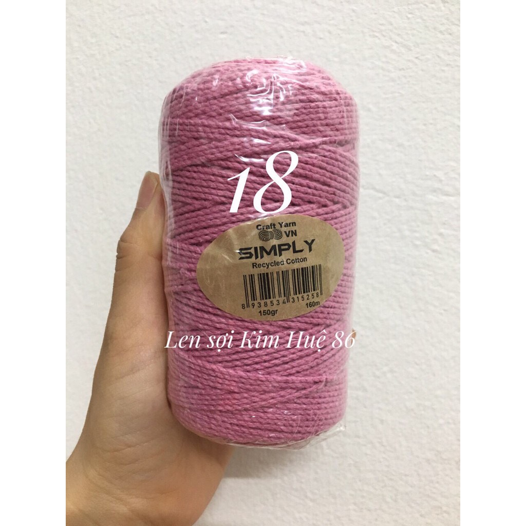 Sợi Simply cotton 150gr