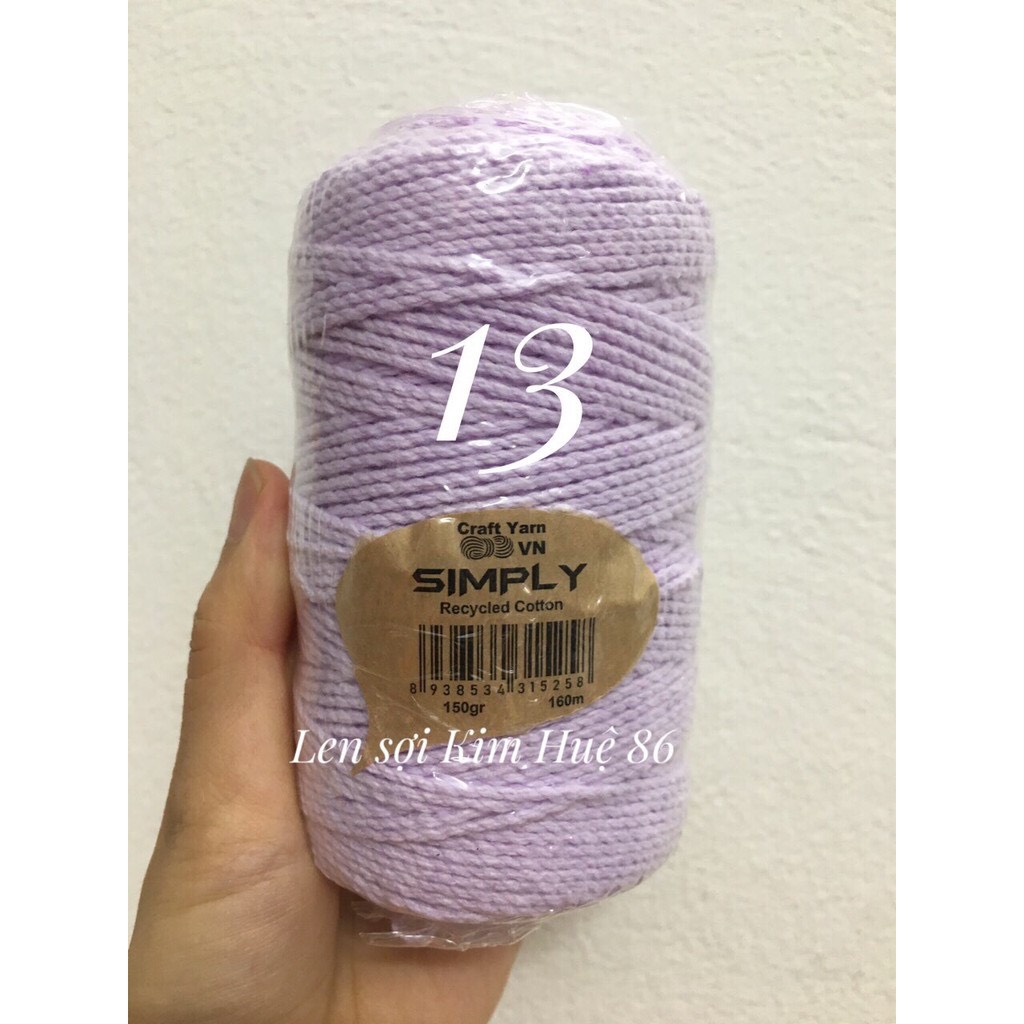 Sợi Simply cotton 150gr