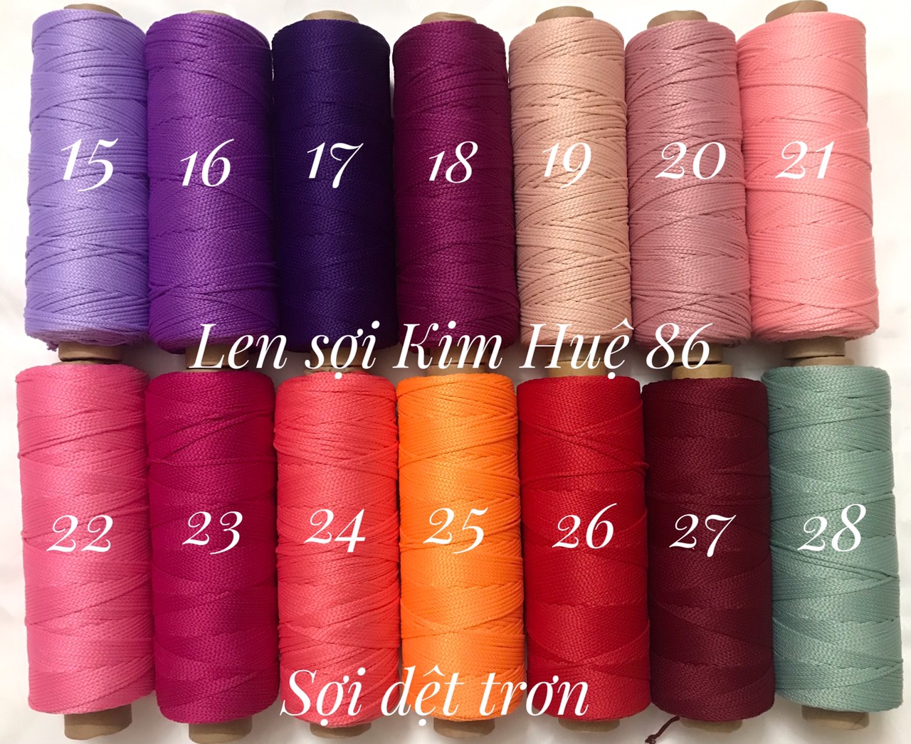 Sợi dệt trơn Craft Yarn VN