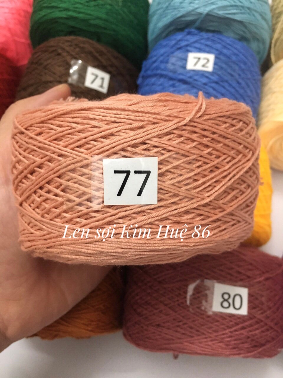 Sợi Cotton Việt Nam 1mm hãng Craft Yarn VN