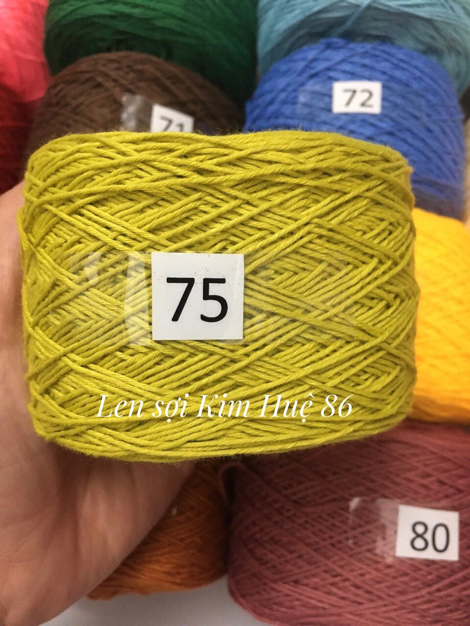Sợi Cotton Việt Nam 1mm hãng Craft Yarn VN
