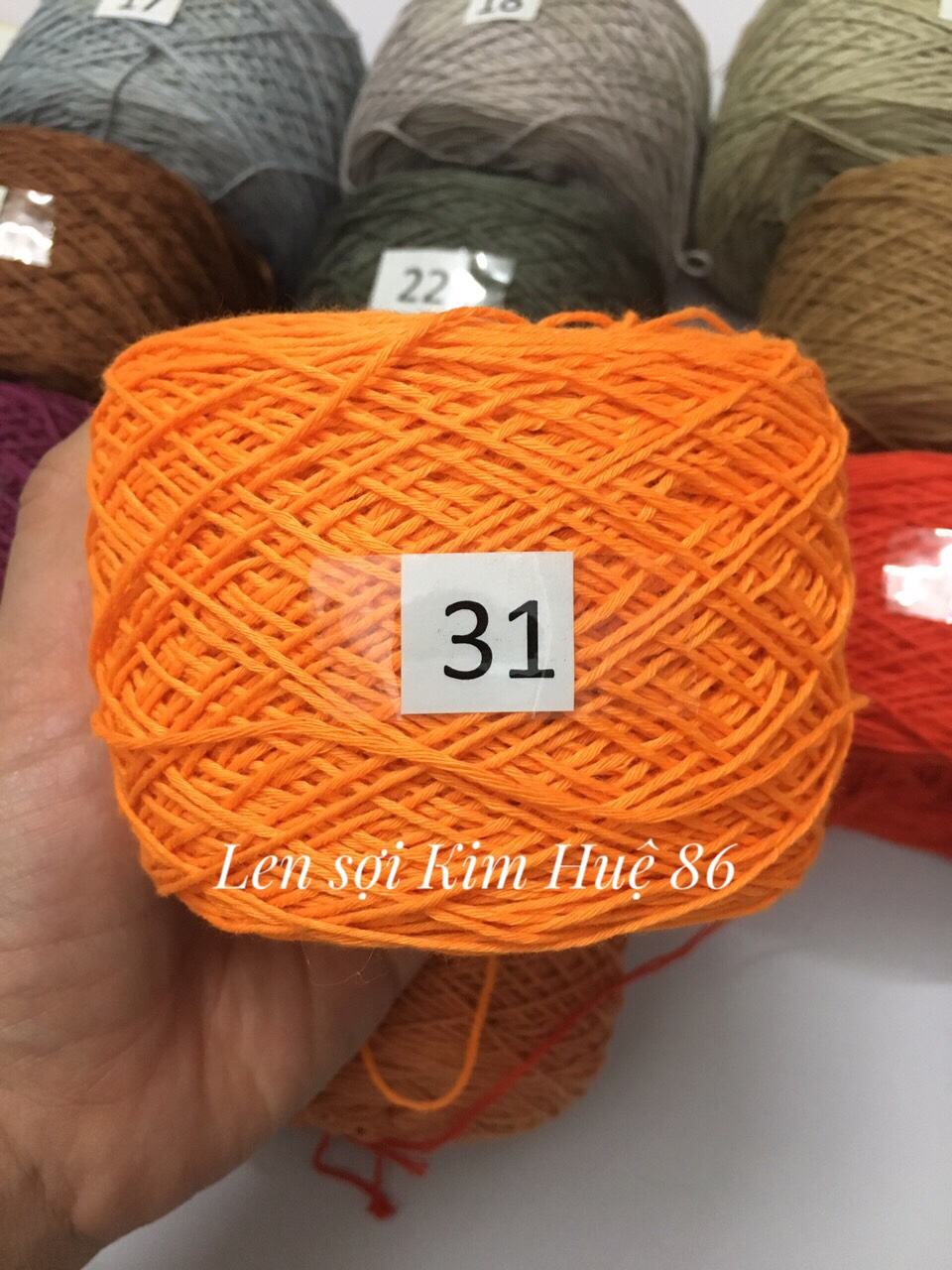 Sợi Cotton Việt Nam 1mm hãng Craft Yarn VN