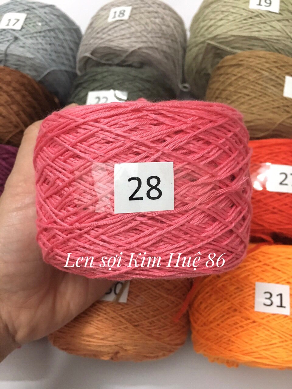 Sợi Cotton Việt Nam 1mm hãng Craft Yarn VN