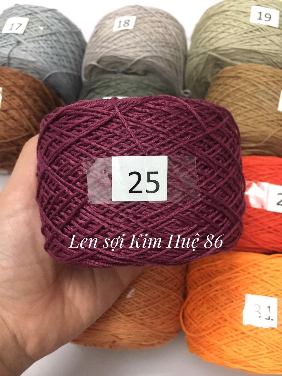 Sợi Cotton Việt Nam 1mm hãng Craft Yarn VN