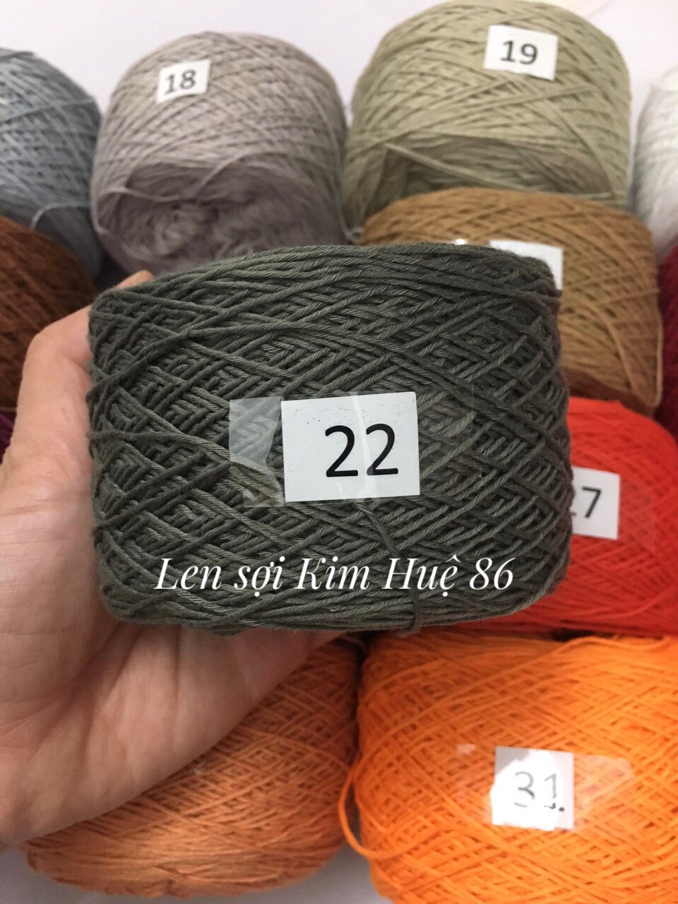 Sợi Cotton Việt Nam 1mm hãng Craft Yarn VN