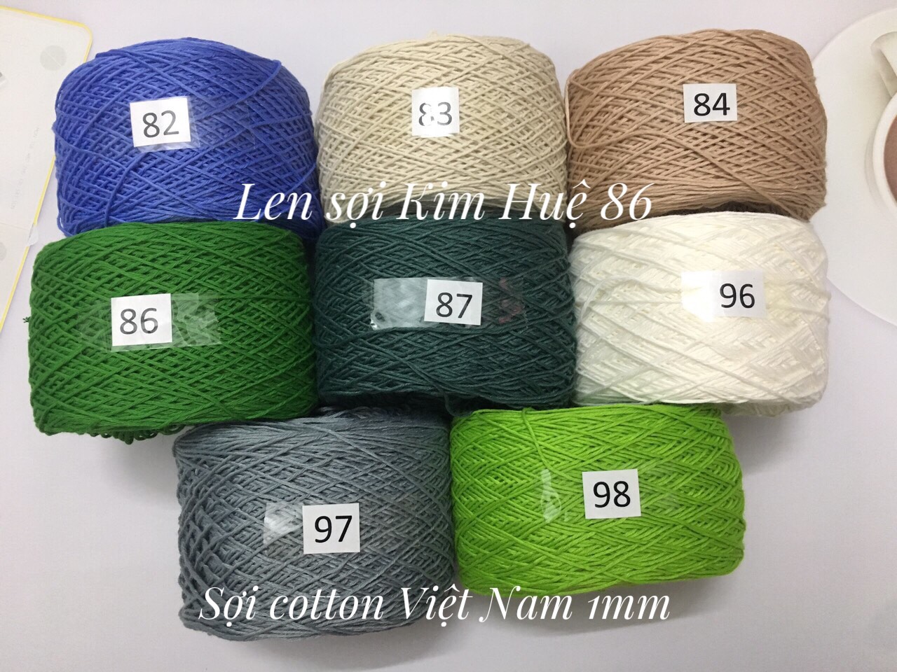 Sợi Cotton Việt Nam 1mm hãng Craft Yarn VN