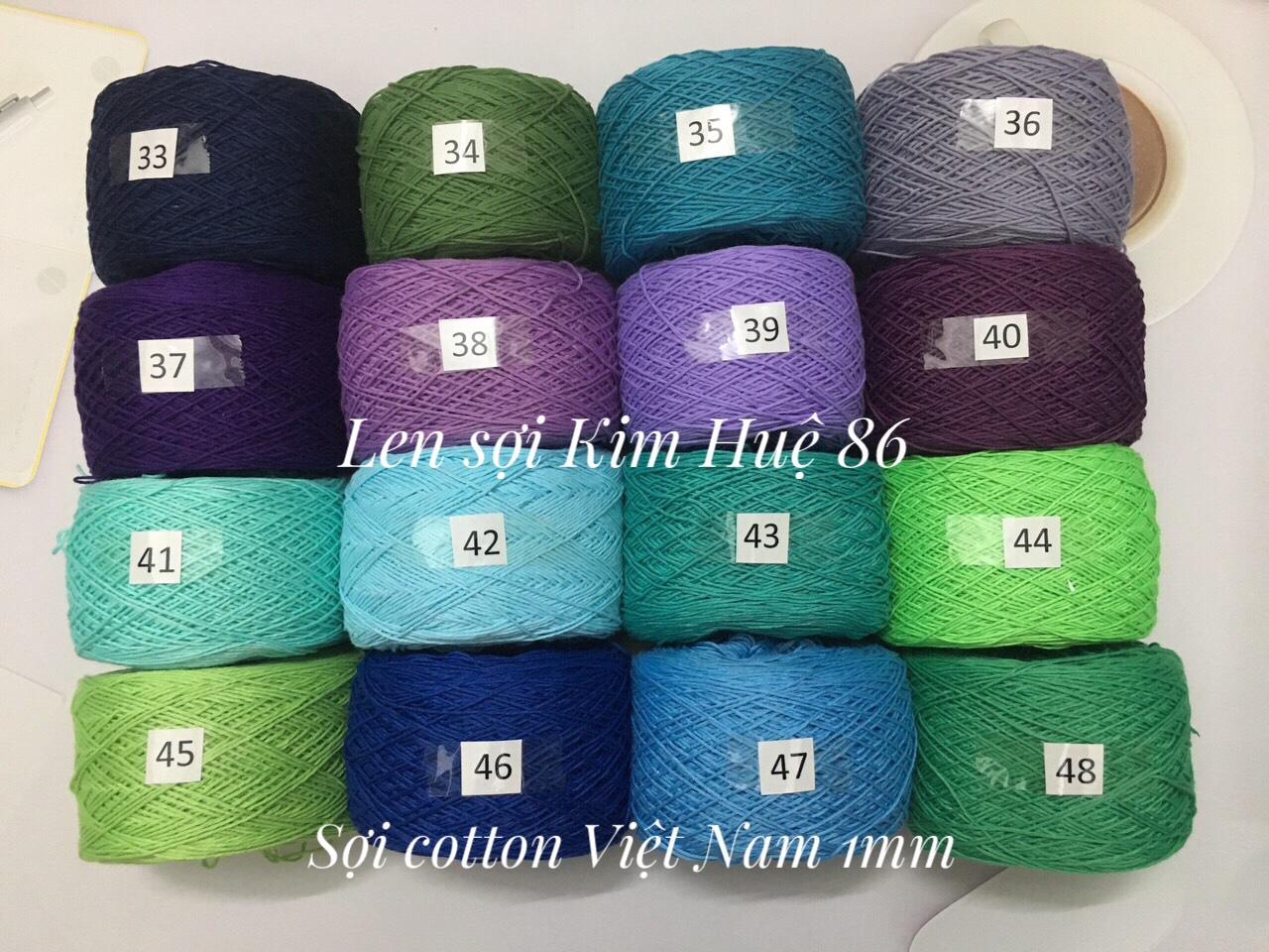 Sợi Cotton Việt Nam 1mm hãng Craft Yarn VN