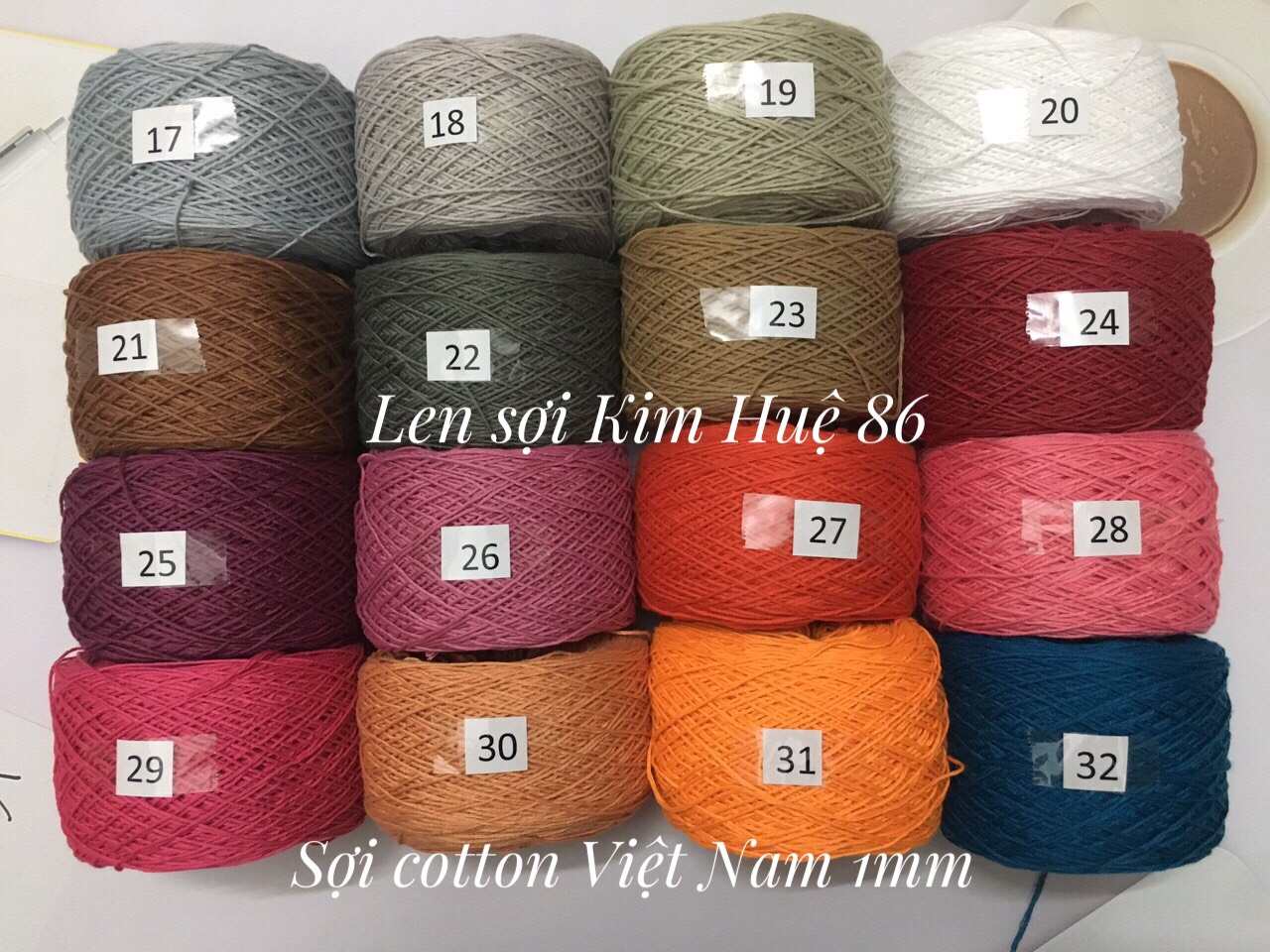 Sợi Cotton Việt Nam 1mm hãng Craft Yarn VN