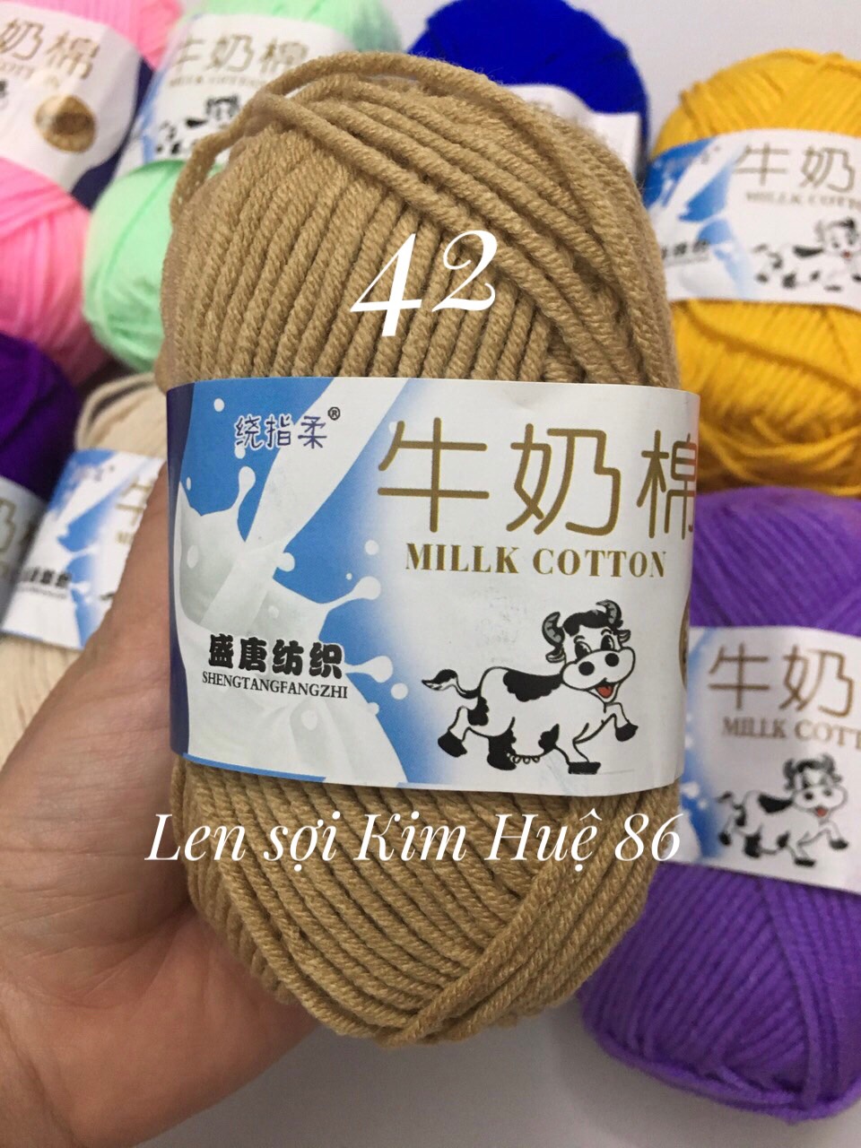Len milk bò cuộn 50g