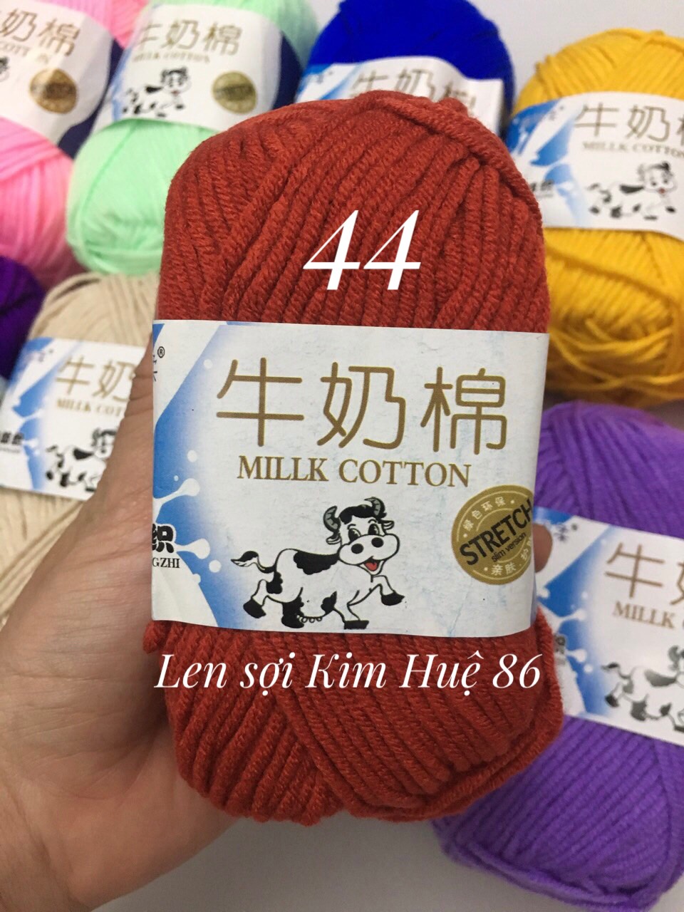 Len milk bò cuộn 50g