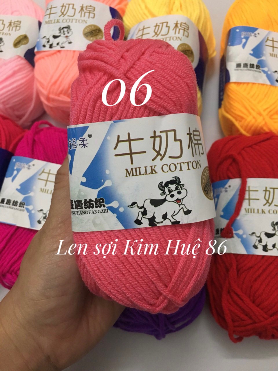 Len milk bò cuộn 50g