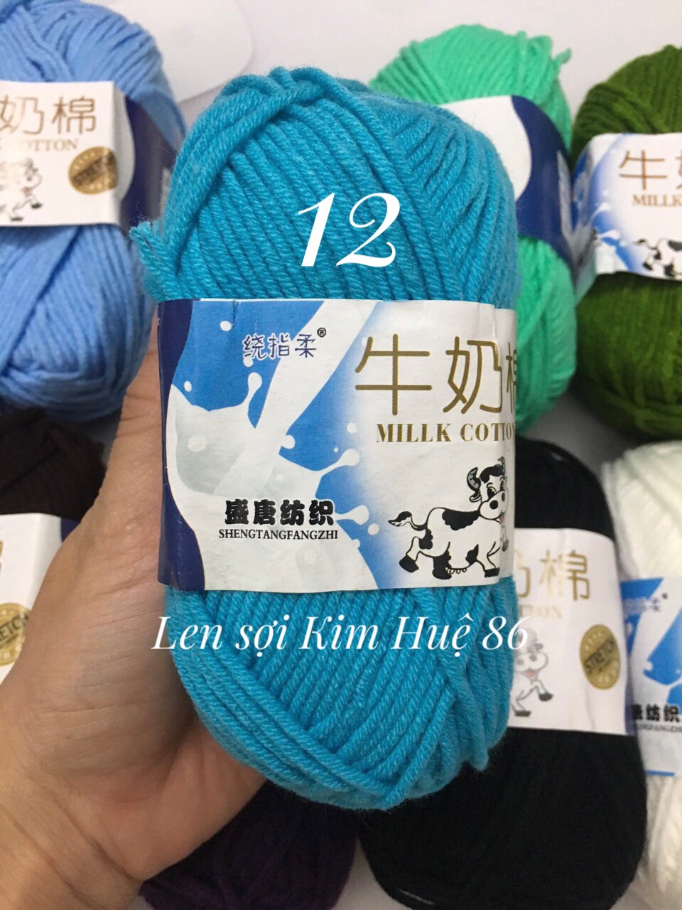 Len milk bò cuộn 50g