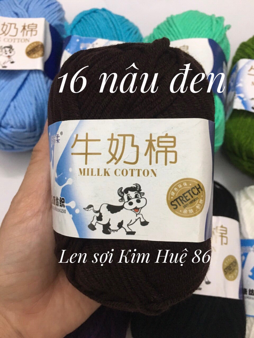 Len milk bò cuộn 50g