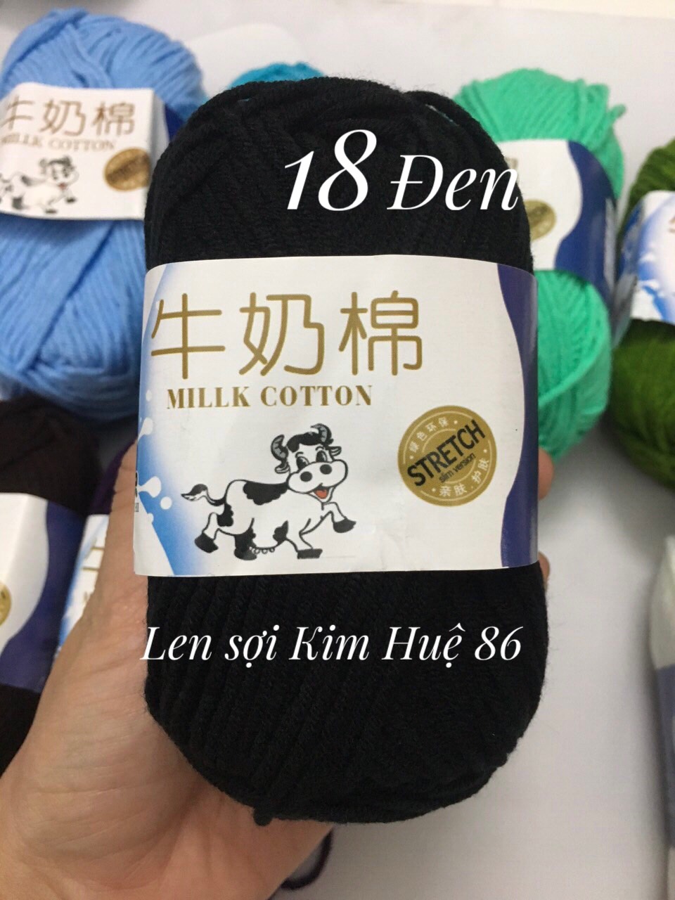 Len milk bò cuộn 50g