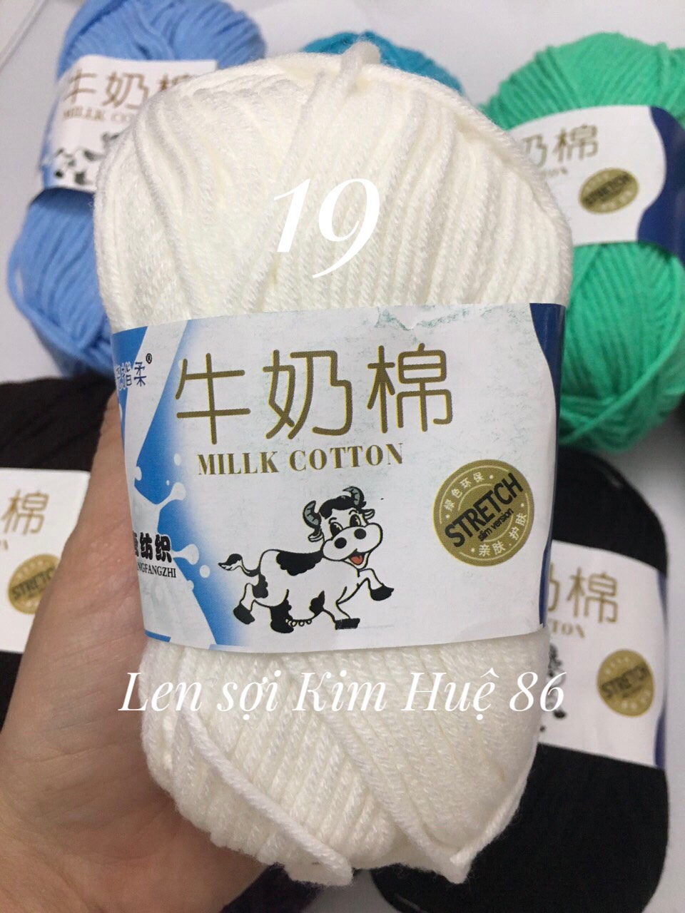 Len milk bò cuộn 50g
