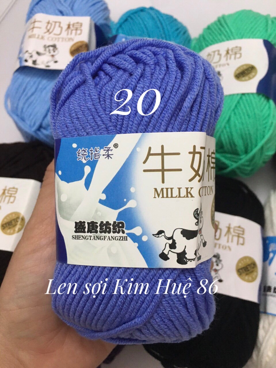 Len milk bò cuộn 50g