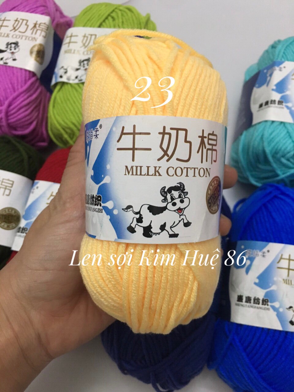 Len milk bò cuộn 50g