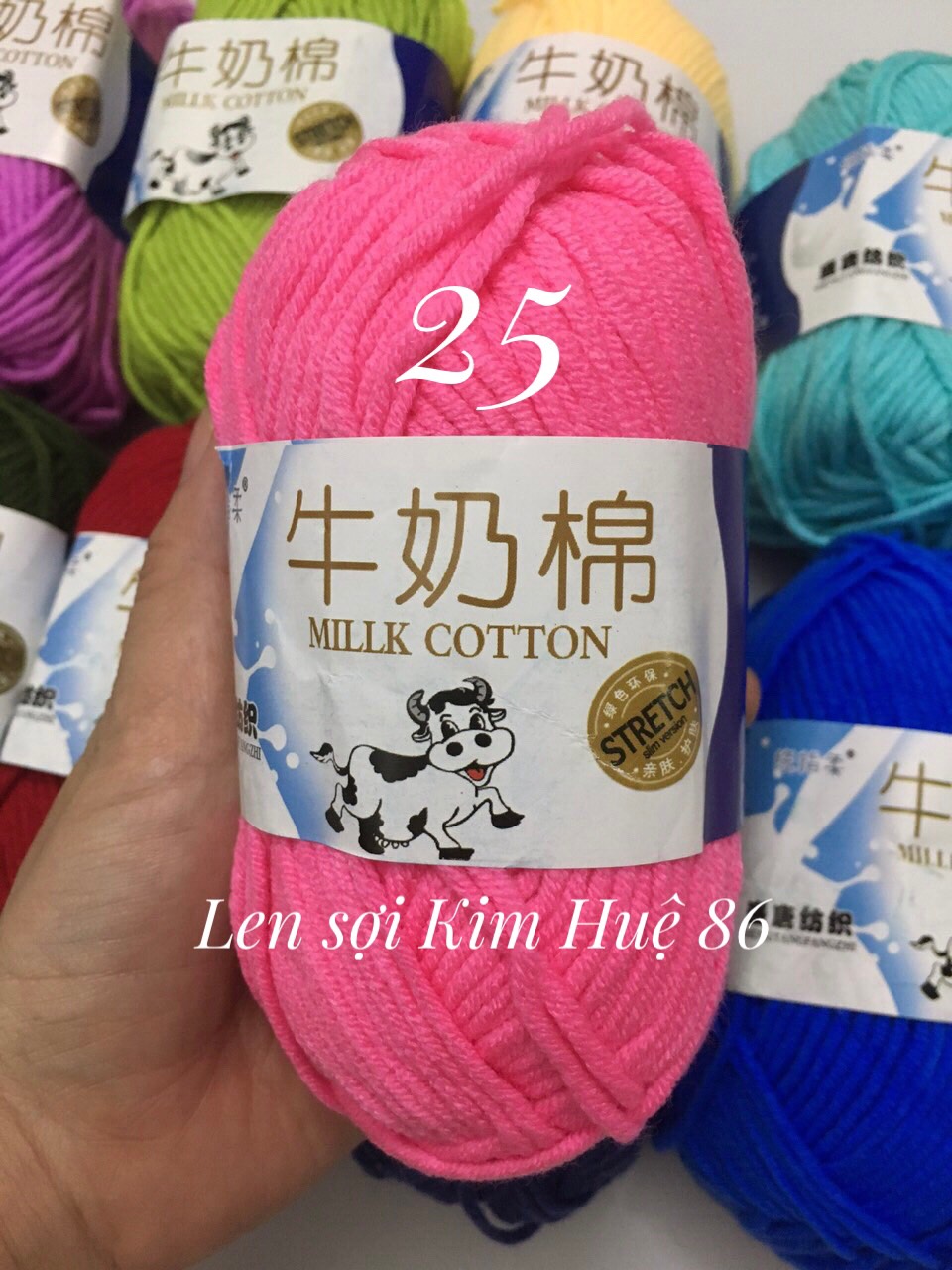 Len milk bò cuộn 50g