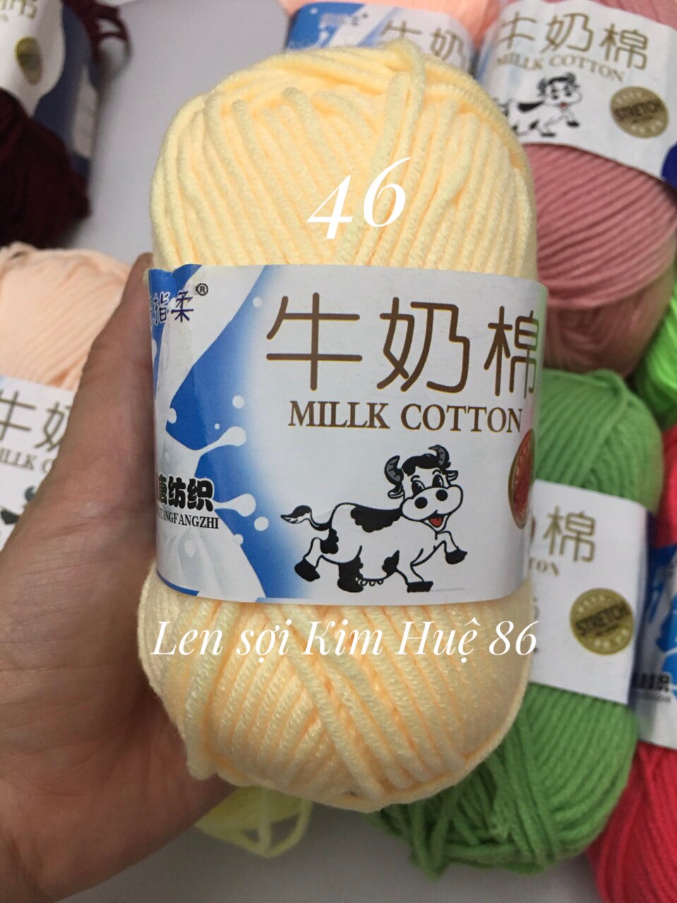 Len milk bò cuộn 50g