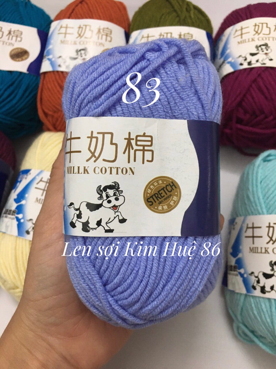Len milk bò cuộn 50g