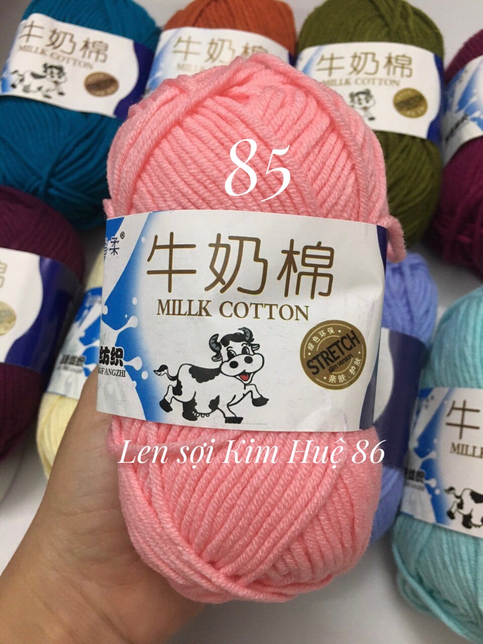 Len milk bò cuộn 50g