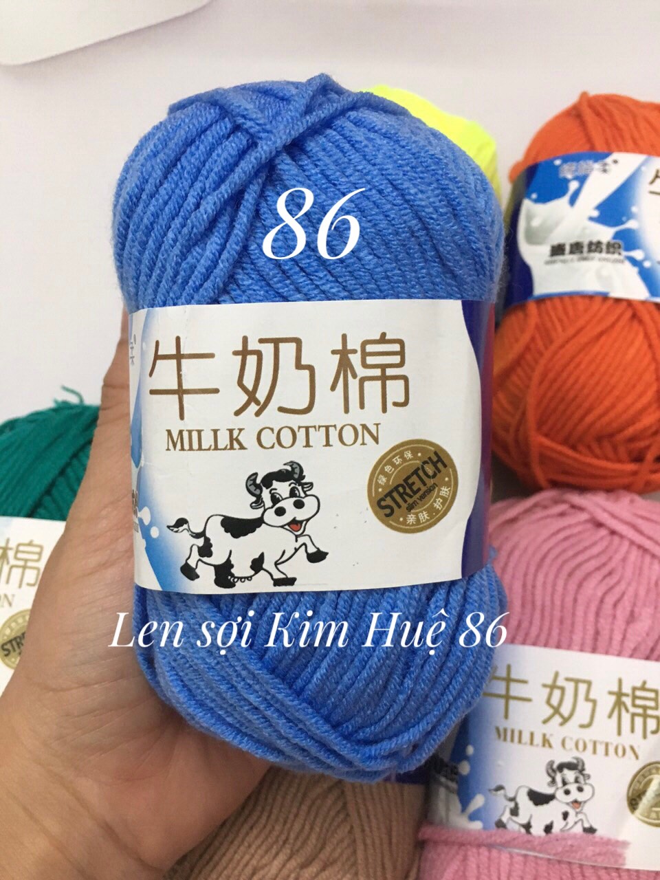 Len milk bò cuộn 50g
