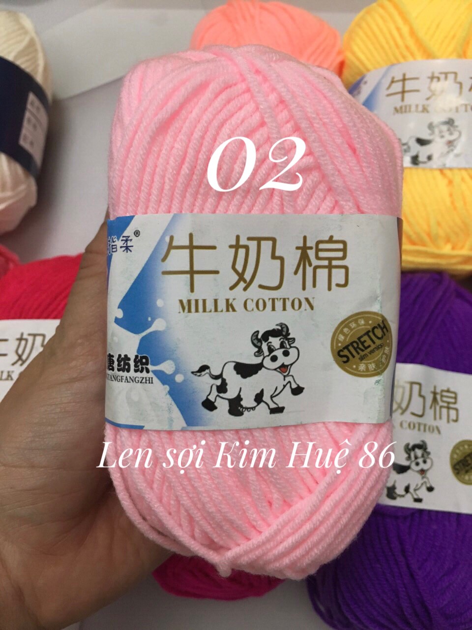 Len milk bò cuộn 50g