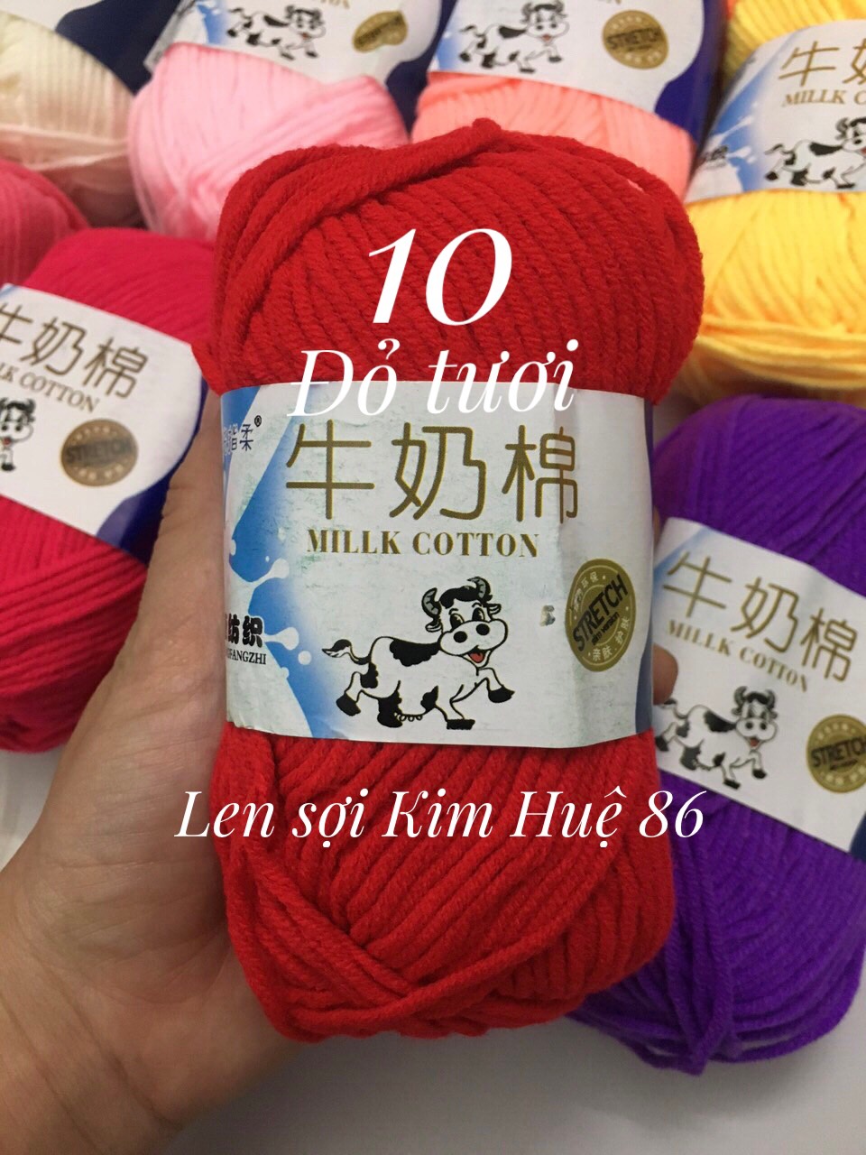 Len milk bò cuộn 50g