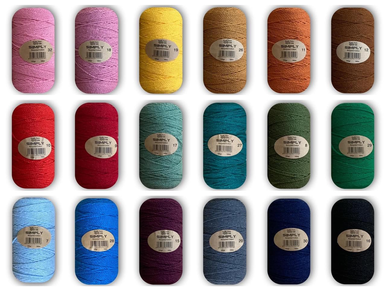 Sợi Simply cotton 150gr