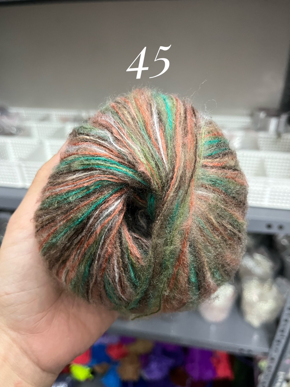 Len Mohair siêu mềm mịn cuộn 25g sợi 1mm