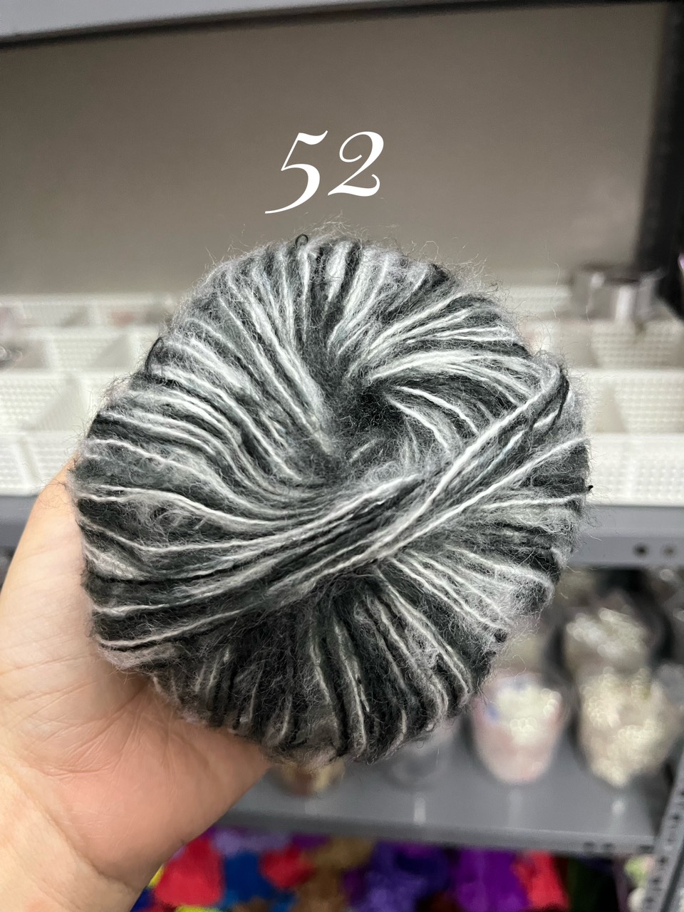 Len Mohair siêu mềm mịn cuộn 25g sợi 1mm