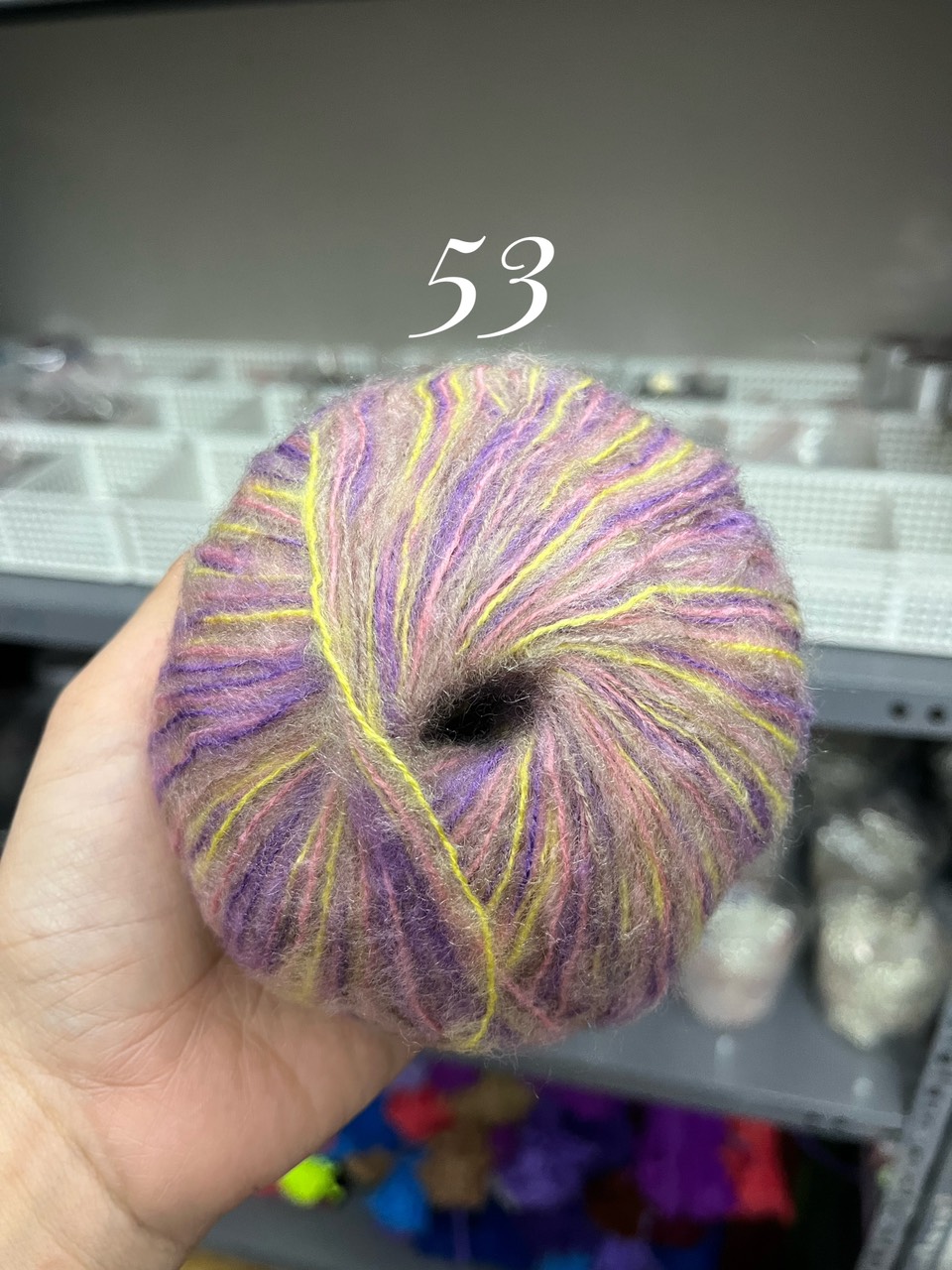 Len Mohair siêu mềm mịn cuộn 25g sợi 1mm