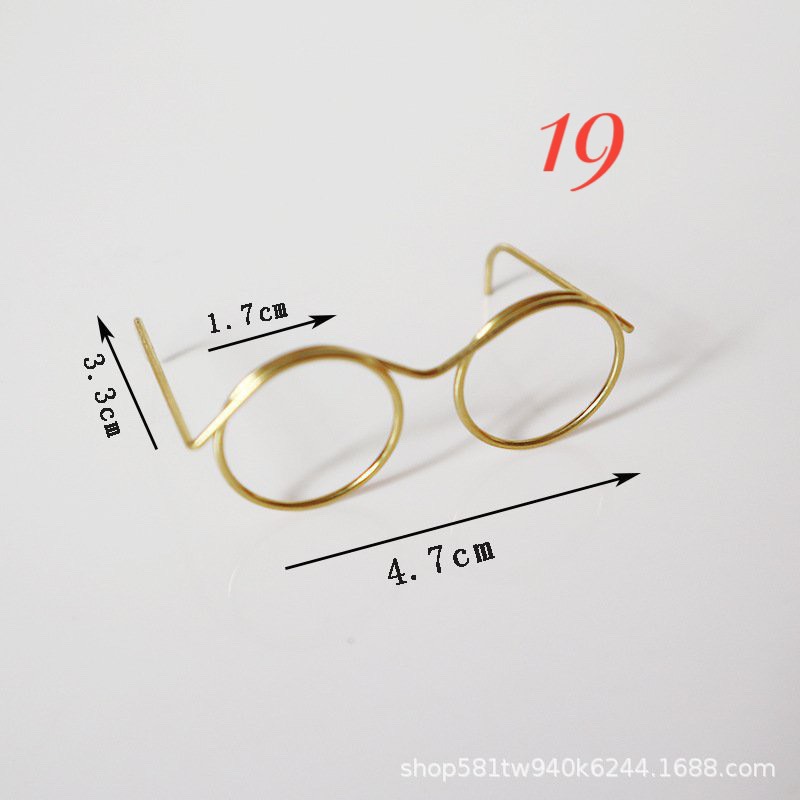 Kính mắt dùng cho búp bê, thú bông handmade