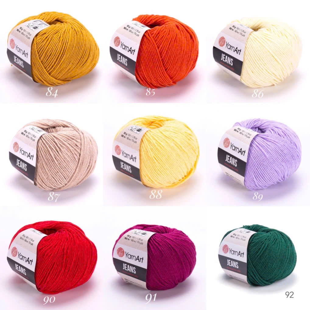 Len Jeans YarnArt cuộn 50g