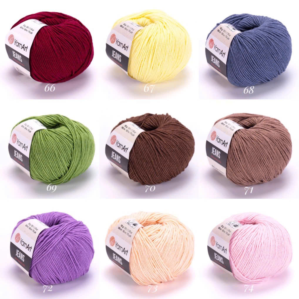 Len Jeans YarnArt cuộn 50g