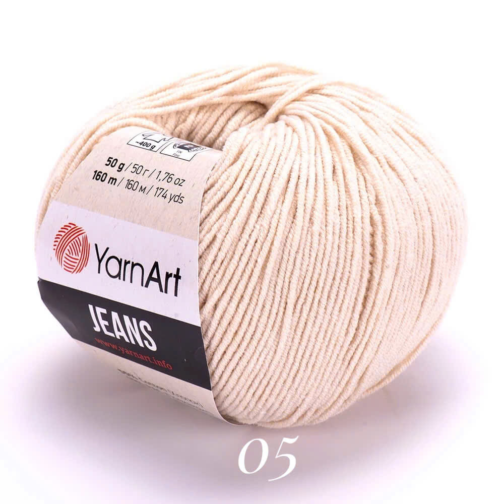 Len Jeans YarnArt cuộn 50g