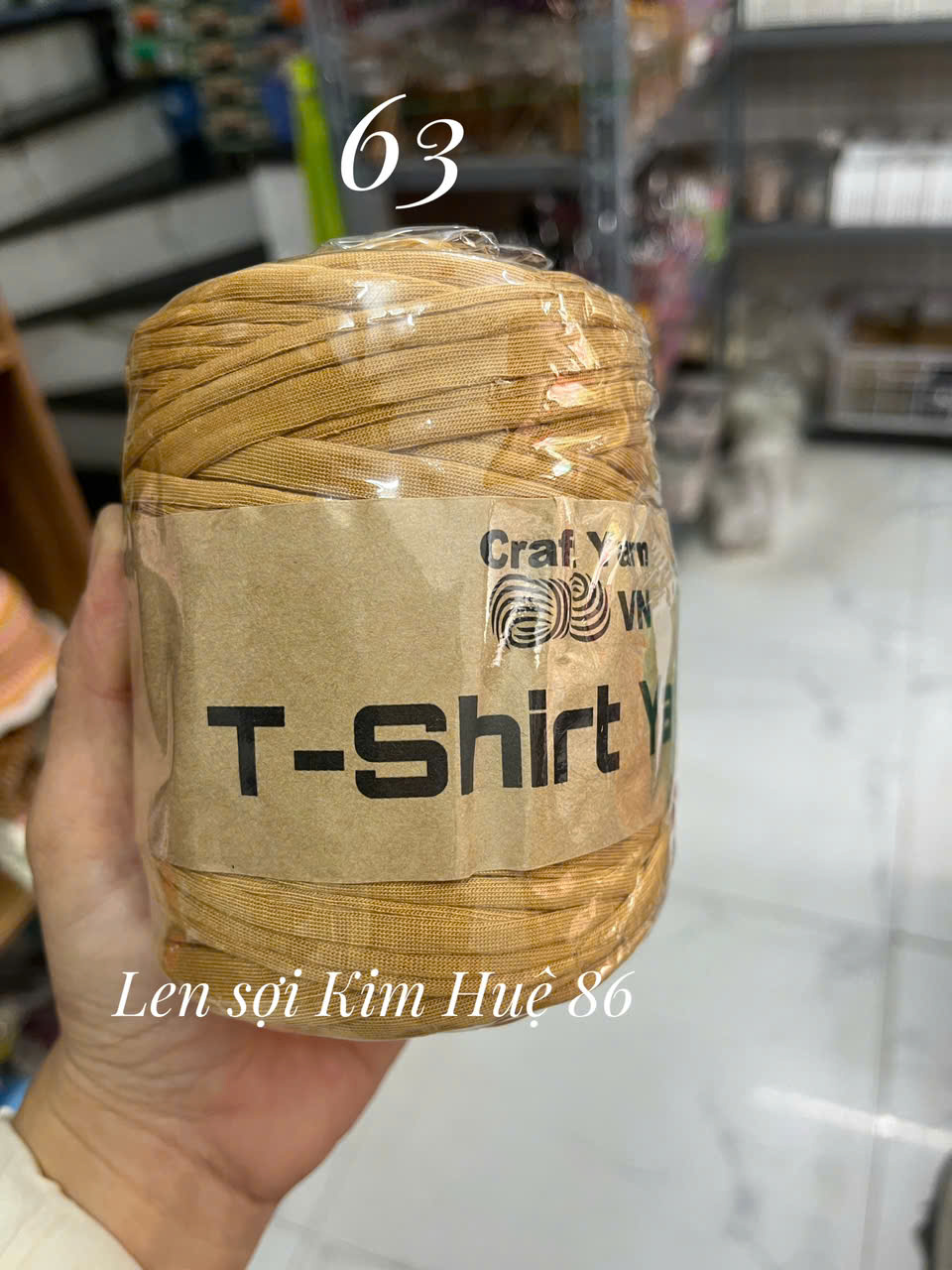 Sợi vải trơn T-shirt Yarn cuộn 250g