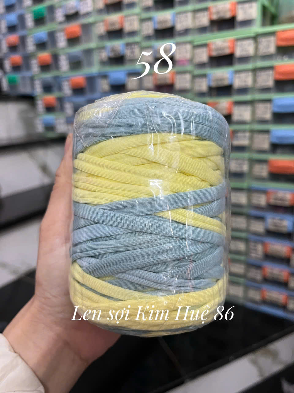 Sợi vải loang T-shirt cuộn 250g