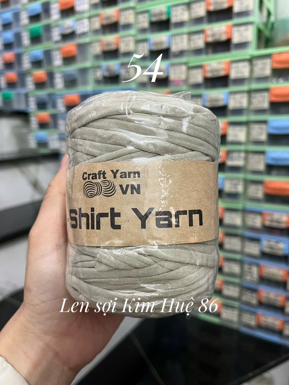 Sợi vải trơn T-shirt Yarn cuộn 250g