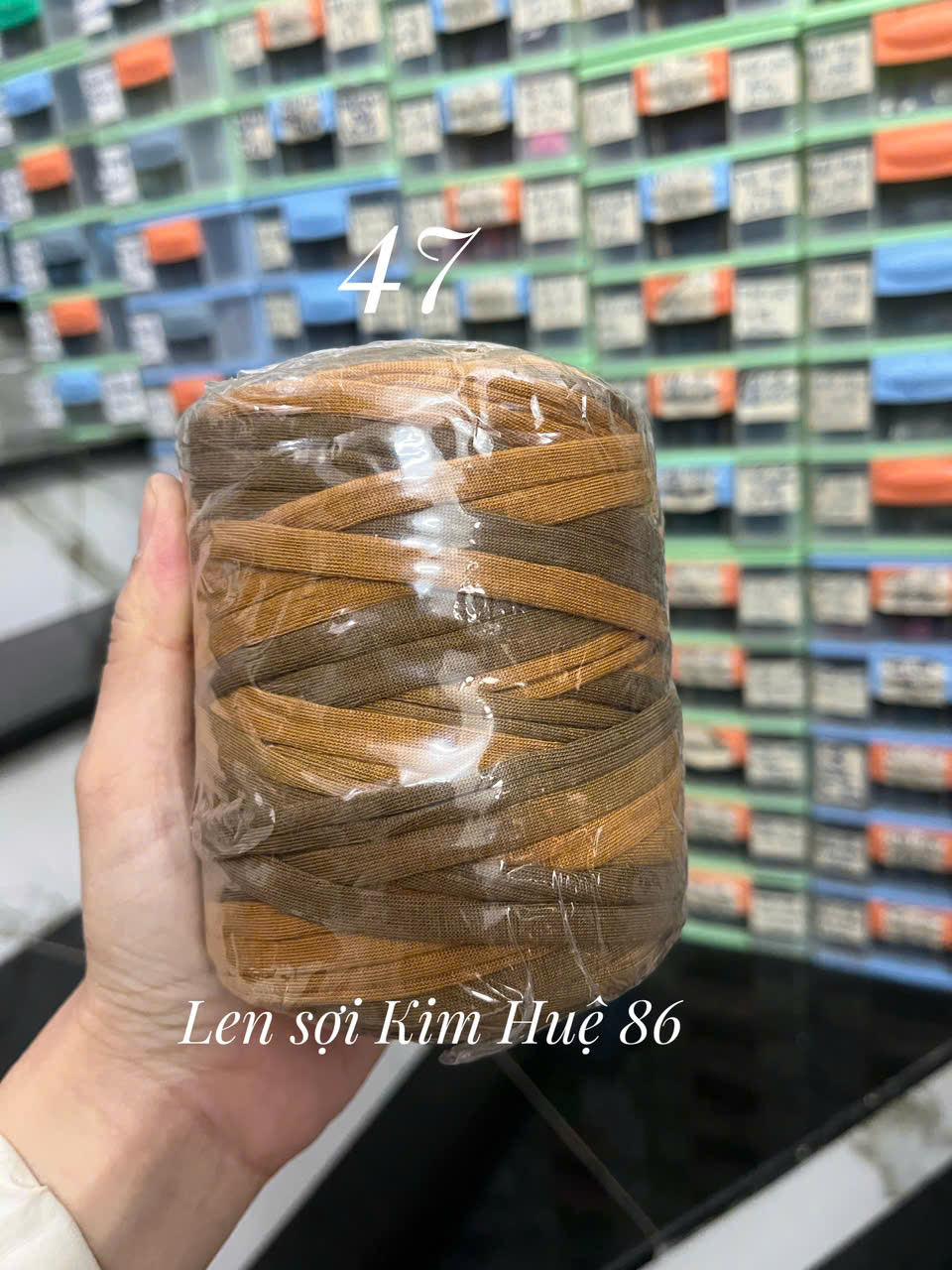 Sợi vải loang T-shirt cuộn 250g