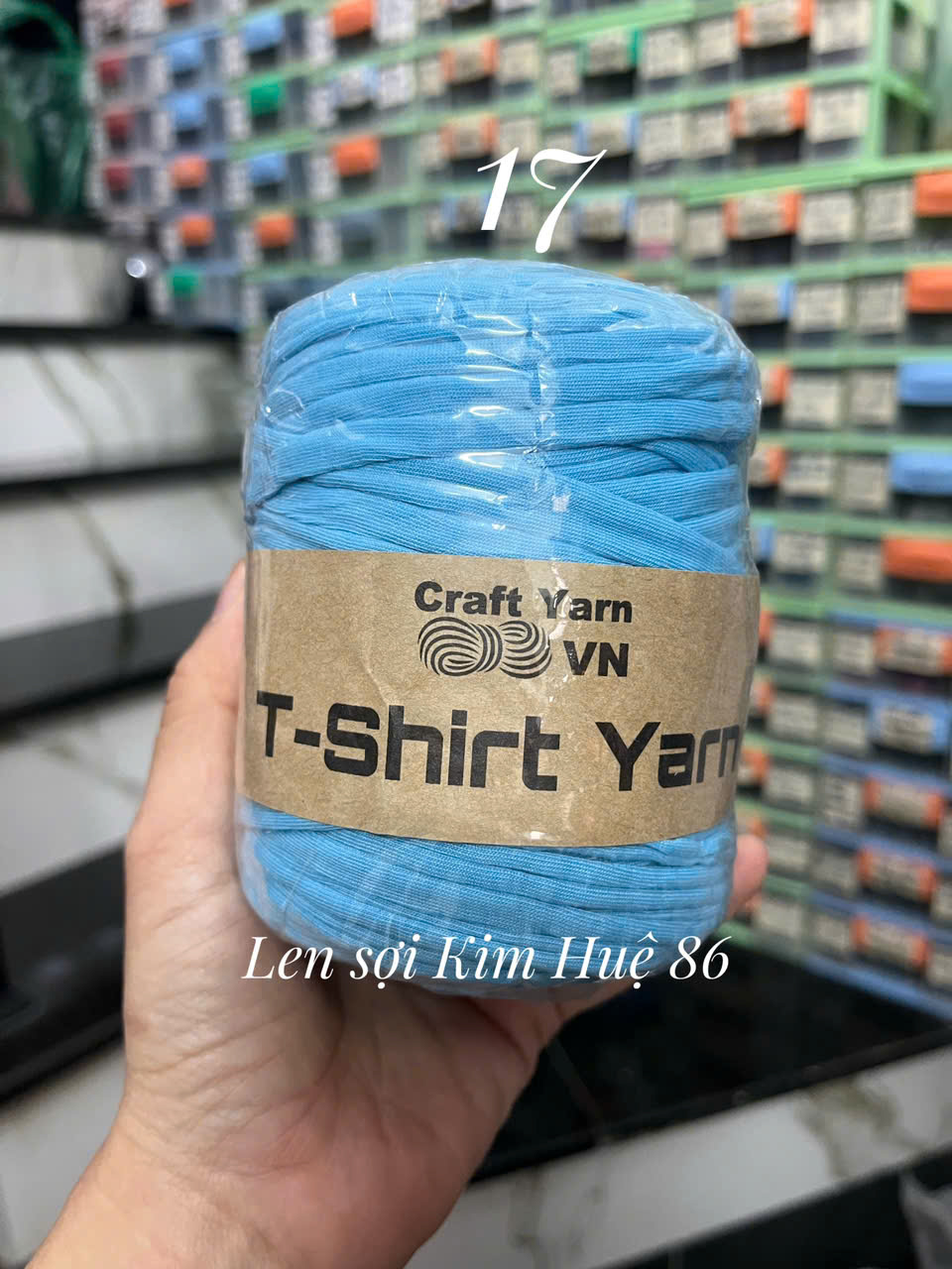 Sợi vải trơn T-shirt Yarn cuộn 250g
