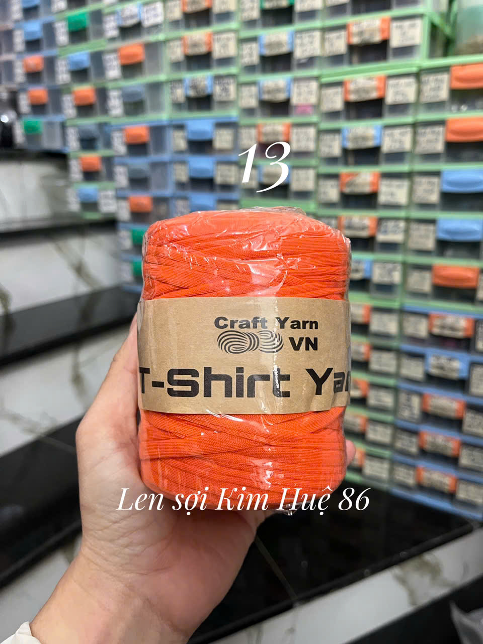 Sợi vải trơn T-shirt Yarn cuộn 250g