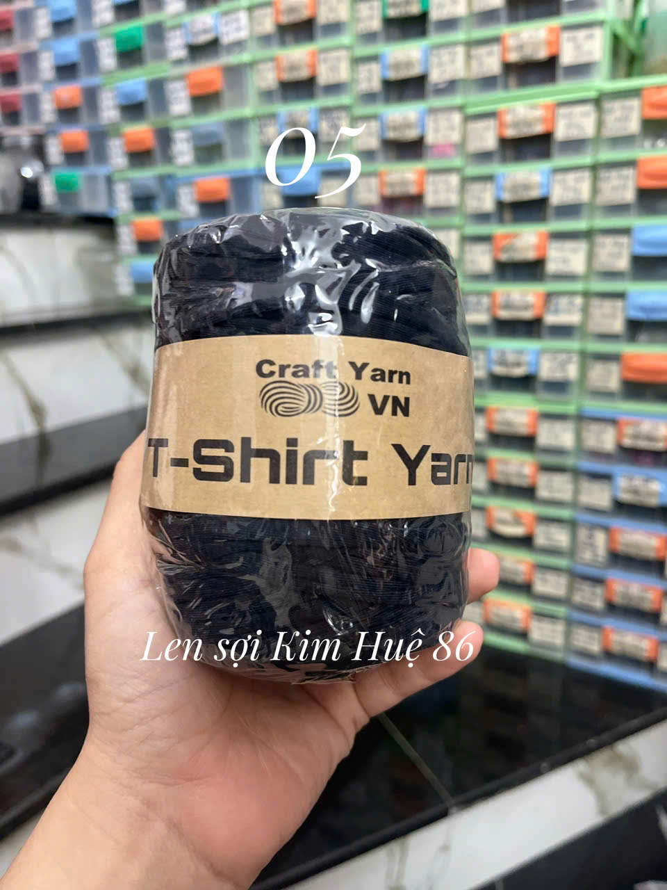 Sợi vải trơn T-shirt Yarn cuộn 250g