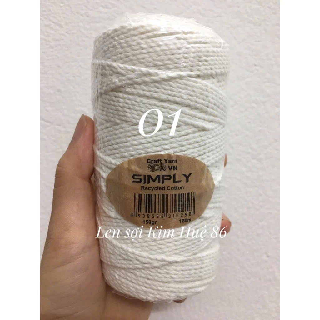 Sợi Simply cotton 150gr