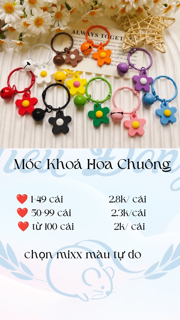 MÓC KHOÁ HOA CHUÔNG